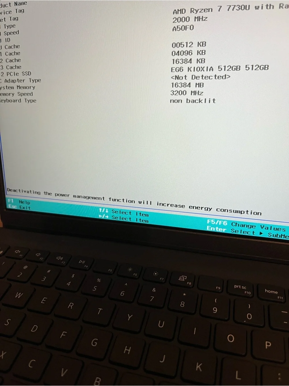 Dell DC15250 16gb RAM, 512gb SSD